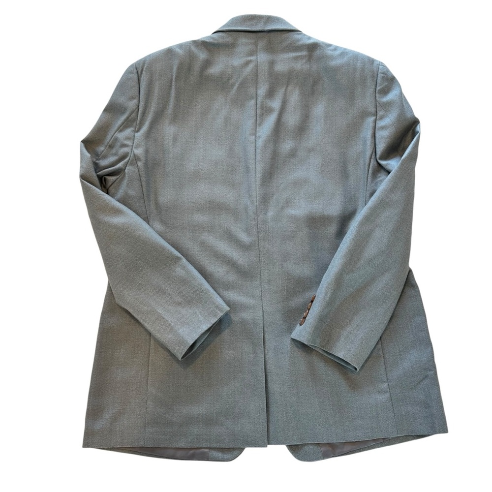 Ralph Lauren Men 44R Wool/Silk Blend Gray Blazer Sport Jacket Single Breasted - Picture 2 of 14